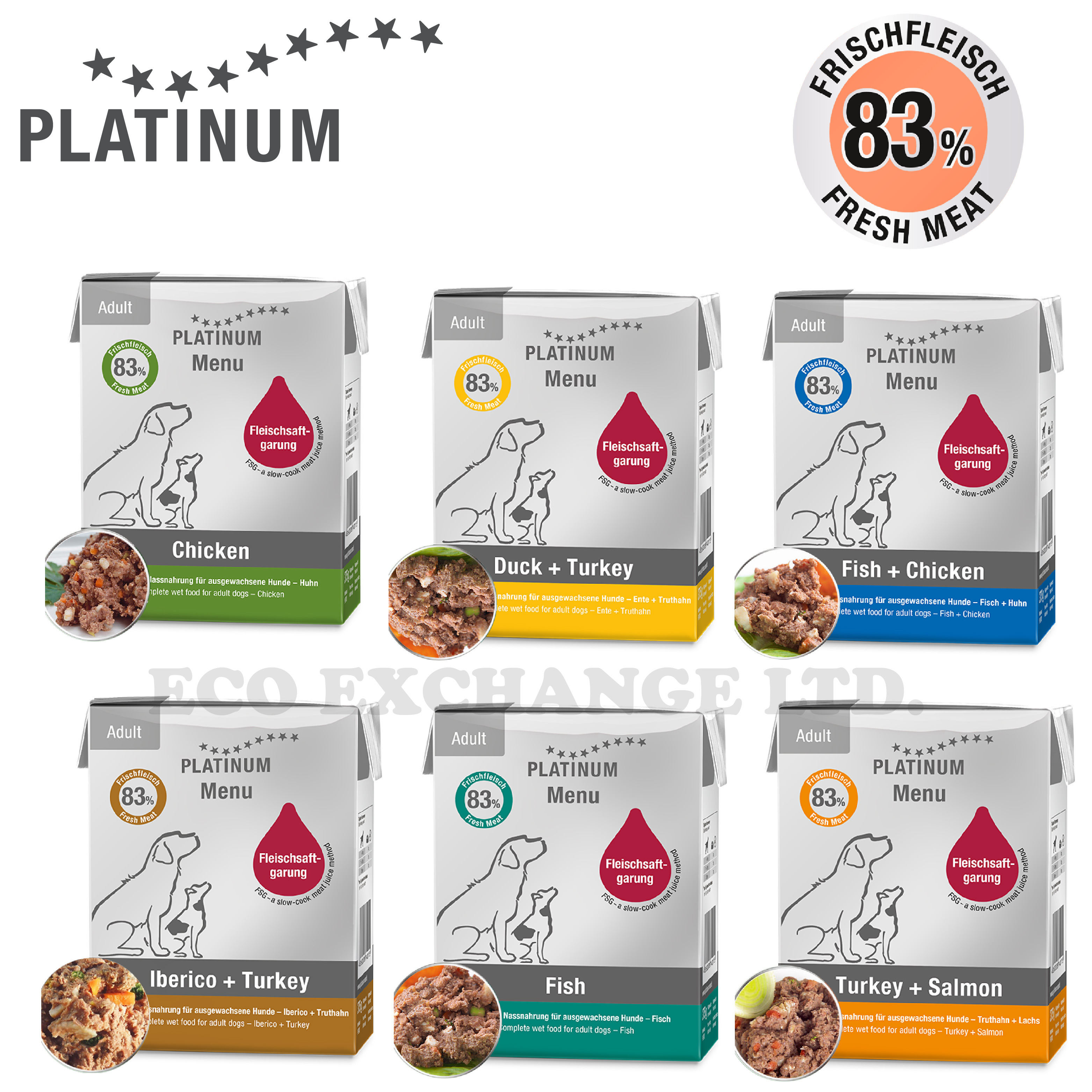 『白金』濕糧375g 口味隨機 (全犬)(6盒/12盒/24盒/36盒/48盒)