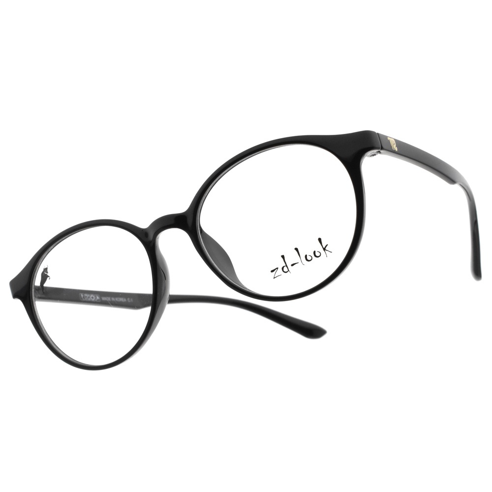 【ZD-LOOK】HD-D310 (三色) 12星座系列 波士頓圓框光學眼鏡 (含0度抗藍光鏡片)
