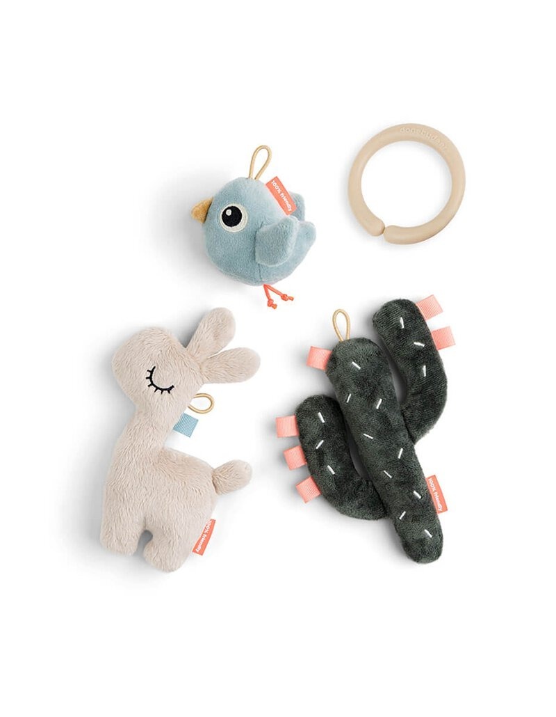 【丹麥Done by deer】迷你搖鈴三件組禮盒-Lalee款