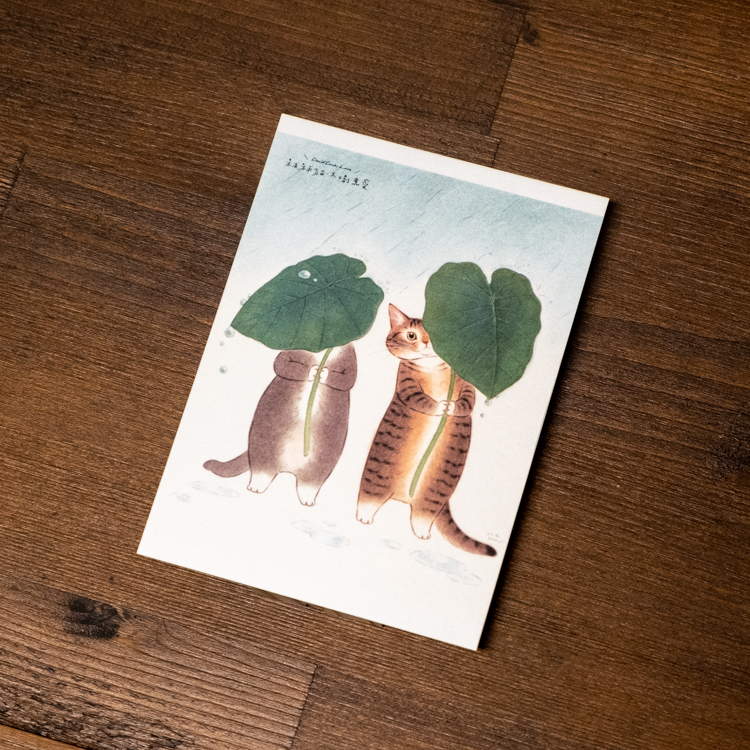 補補貓‧大衛煮愛｜明信片｜雨季