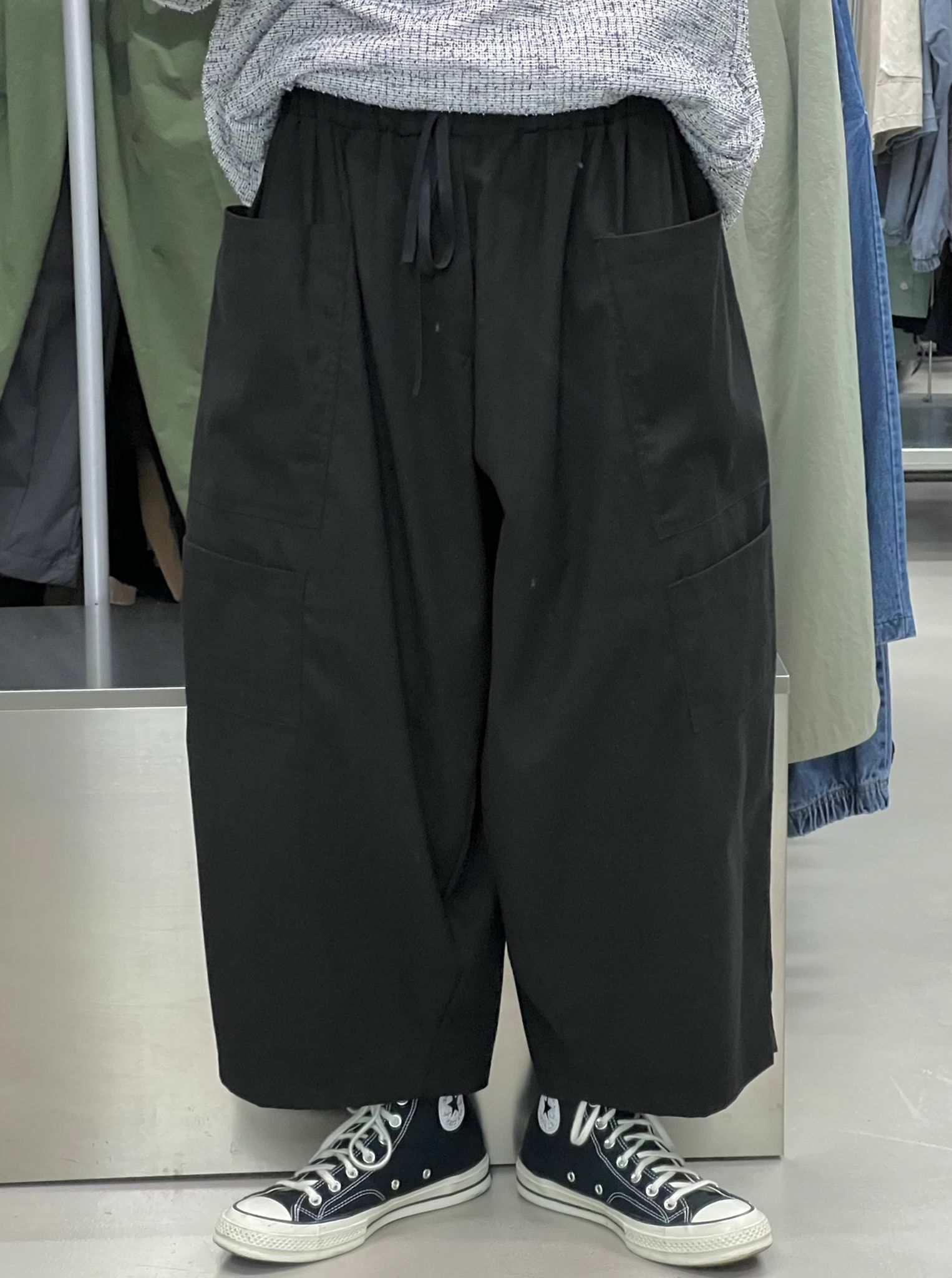 8分吊腳闊身褲 P963