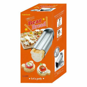 日本cakeland－小熊造型 長條麵包烤模 日本製 造型吐司模