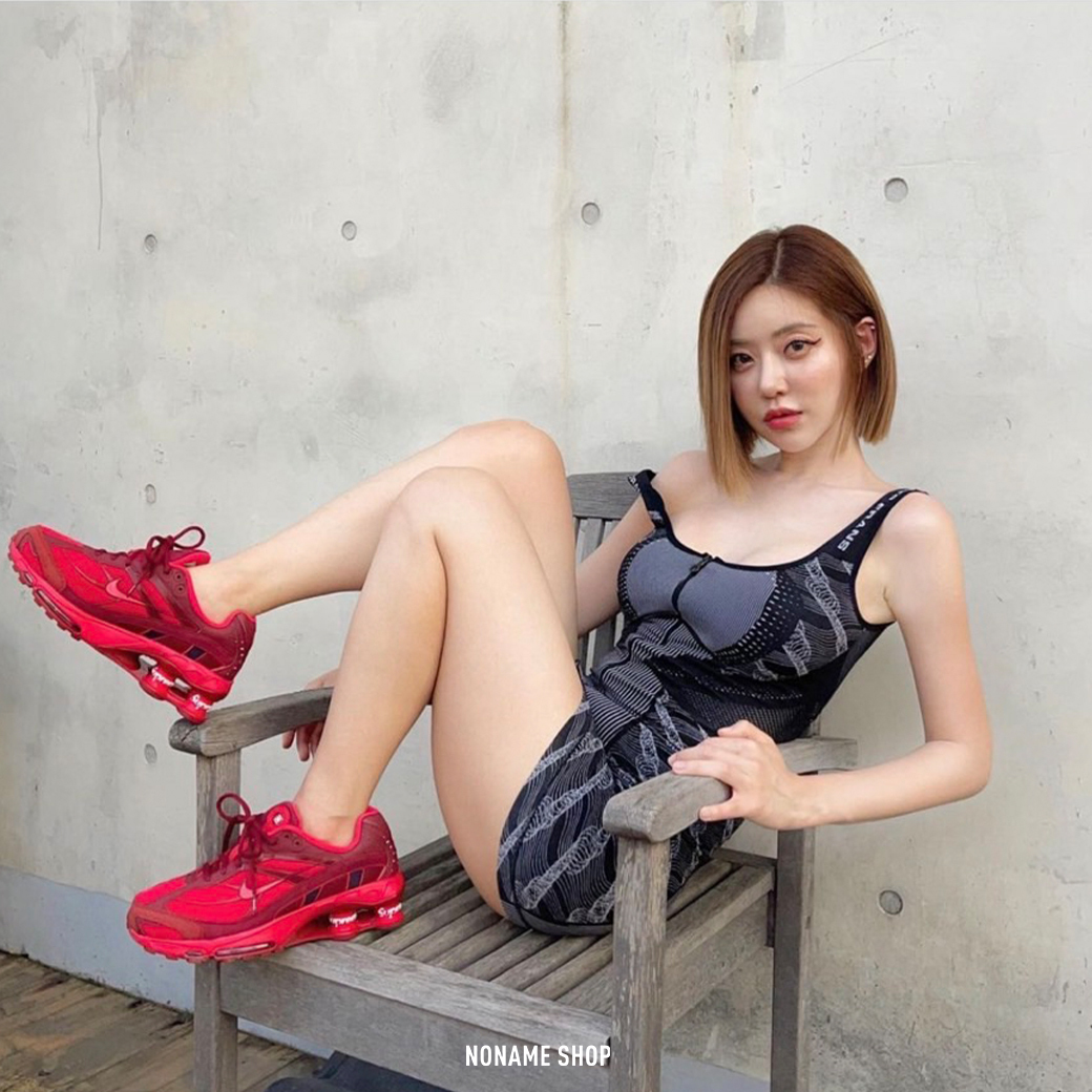 NIKE x SUPREME Shox Ride 2 SP 聯名 氣墊 紅色 (男款)