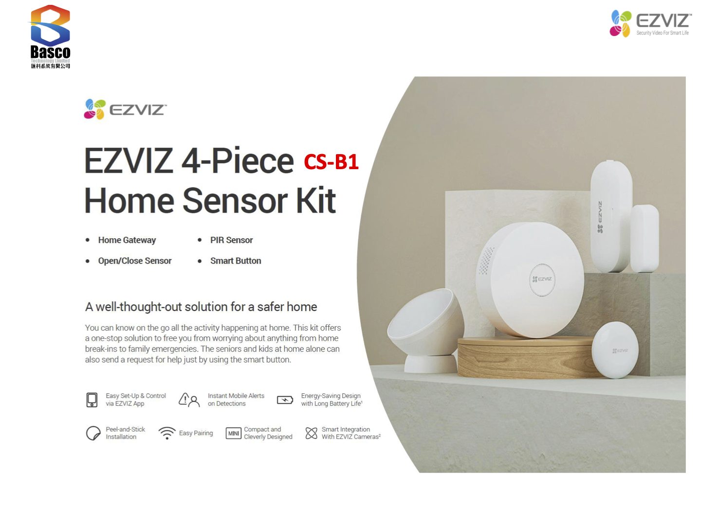 ezviz smart home sensor kit