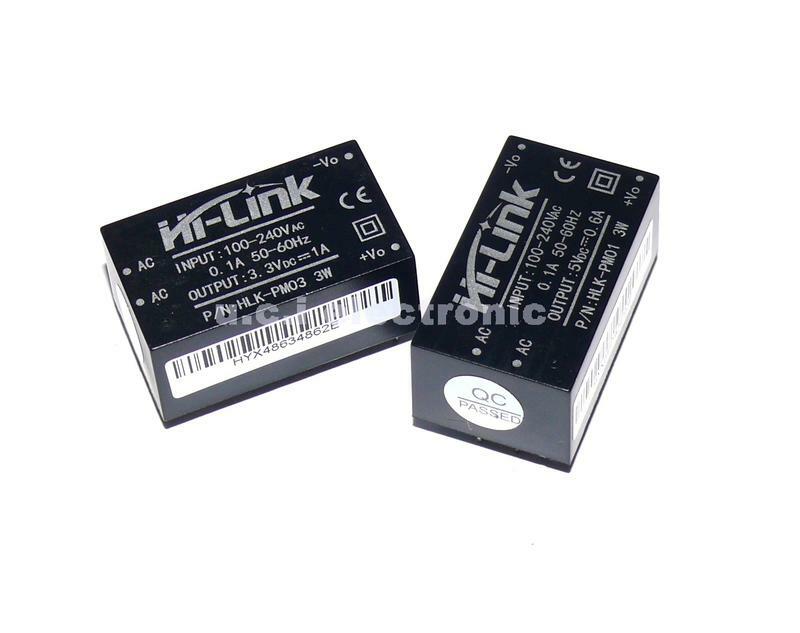 【UCI電子】(9-9) HLK-PM01 PM03超小型電源模組 220v轉5v、3.3v AC-DC隔離開關電源