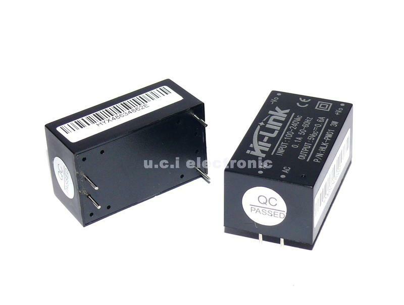 【UCI電子】(9-9) HLK-PM01 PM03超小型電源模組 220v轉5v、3.3v AC-DC隔離開關電源