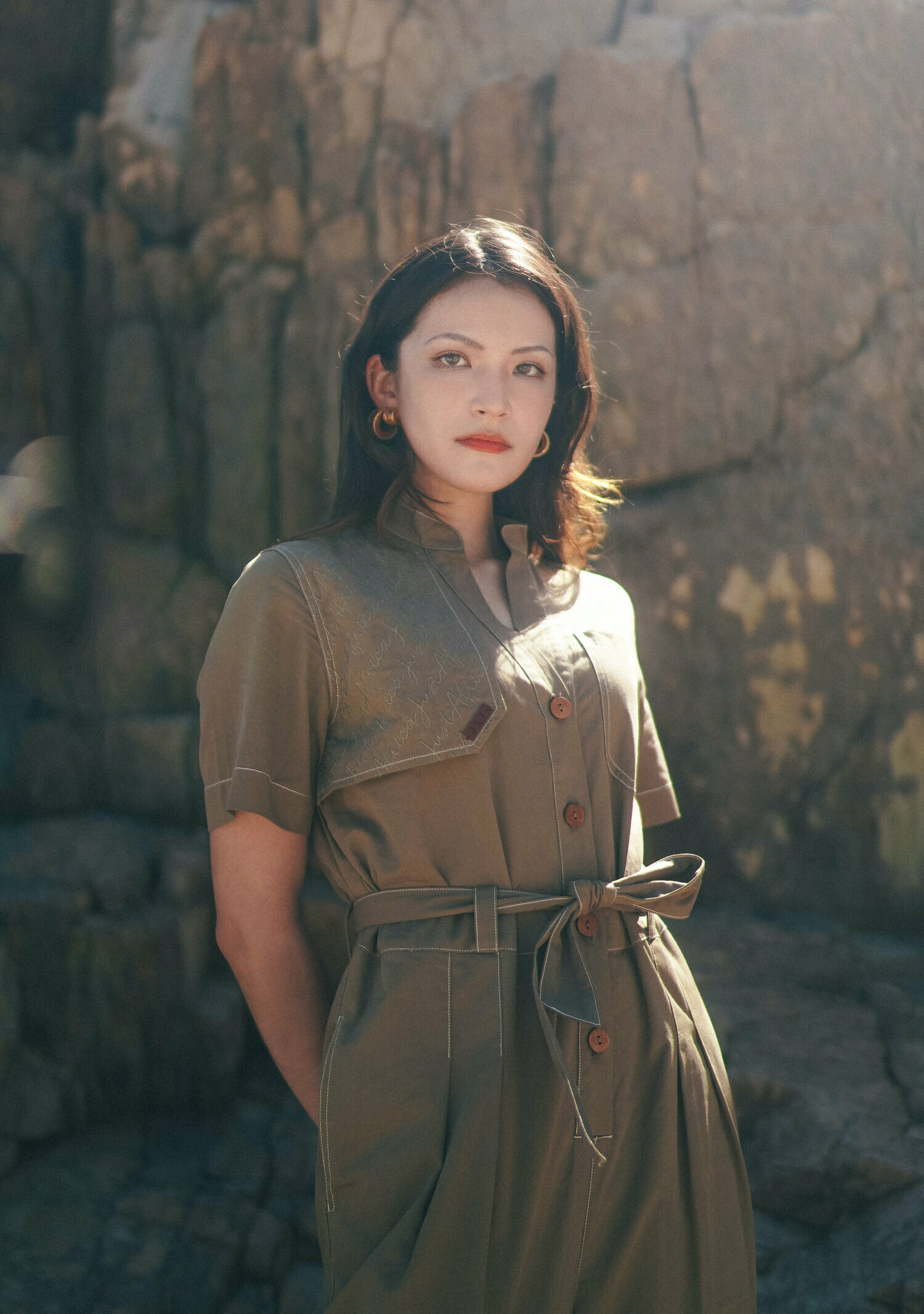 【Just Africa】休閒連身長褲