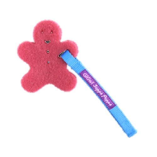 Gigwi Suppa Puppa Gingerbread Man- shaped Teether for Puppies