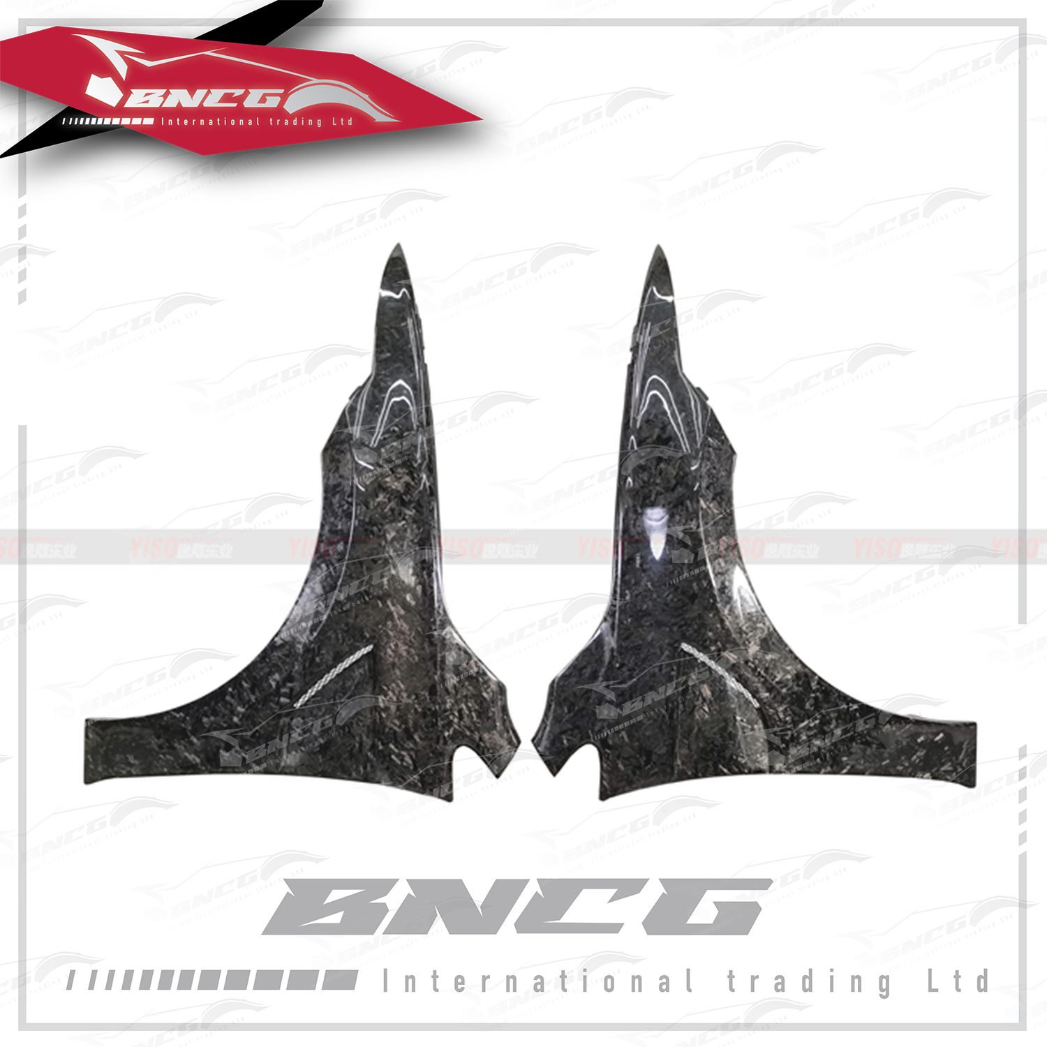 福斯 Volkswagen Golf 8 GTI 碳纖維 外觀件 空力套件 Yiso款 葉子板