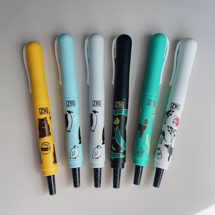 ZIG COCOIRO 動物限定版 隨變筆(附黑色筆芯)｜日本吳竹