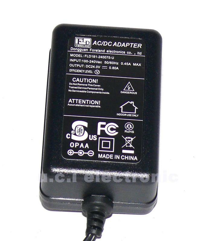 【UCI電子】(I-1) DC 24V 0.8A變壓器 充電器