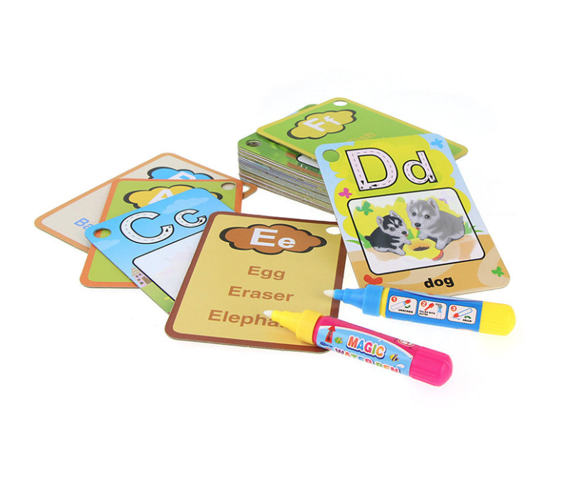 魔法水畫卡-英文字母