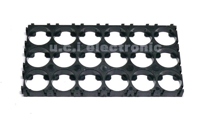 【UCI電子】(18-2-16) 3X6聯18650鋰電池組合固定支架 組合卡扣 組合支架