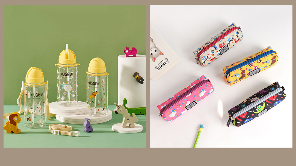 HUGGER好物分享，水壺與筆袋