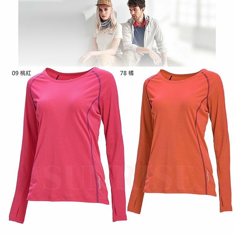 Wildland荒野 POLARTEC功能圓領長袖衣 女款 (2色) 排汗/抗菌/抗臭/旅遊/登山露營 11WP1609