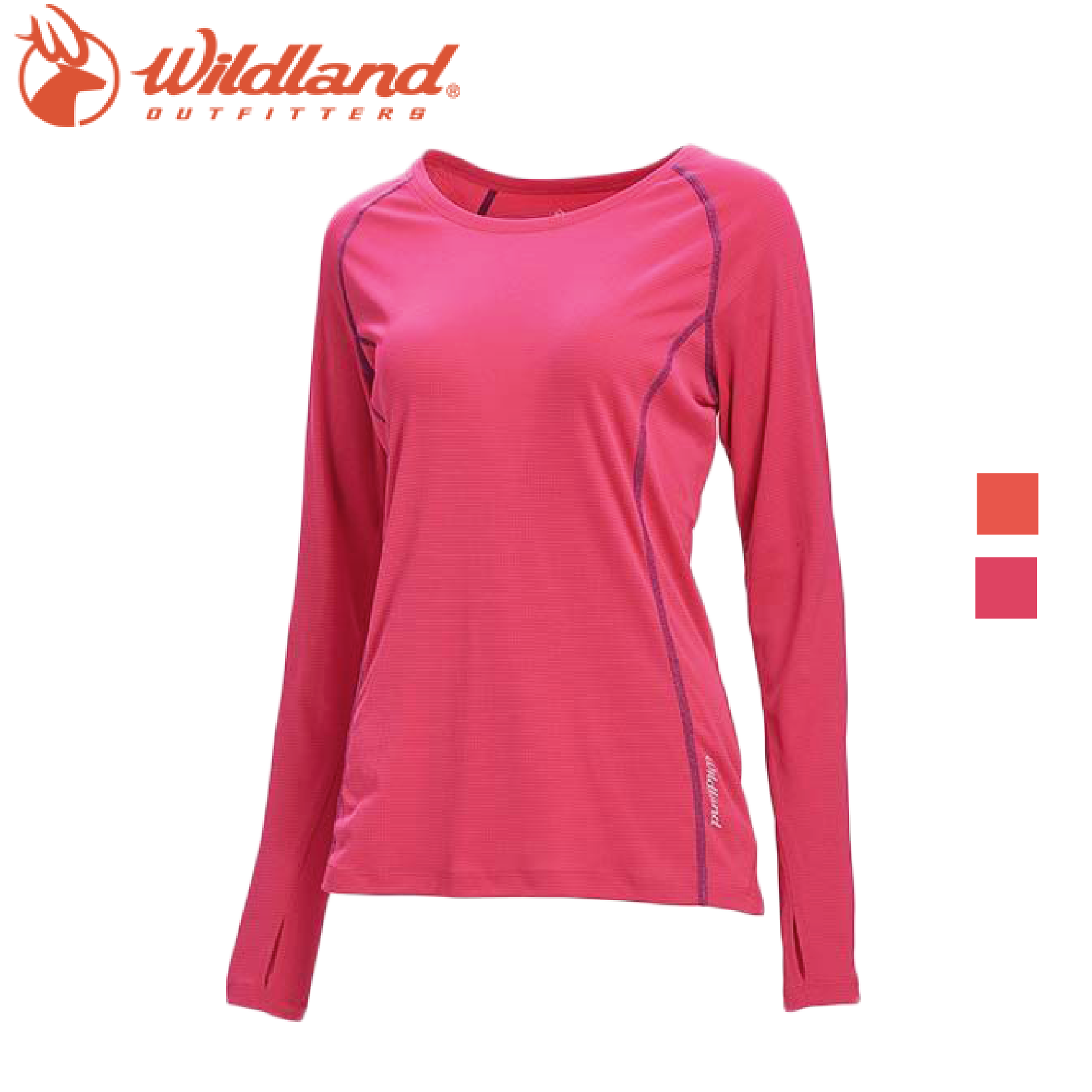 Wildland荒野 POLARTEC功能圓領長袖衣 女款 (2色) 排汗/抗菌/抗臭/旅遊/登山露營 11WP1609