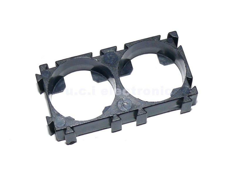 【UCI電子】(18-2-16) 鋰電池類 圓柱18650電池支架 二聯