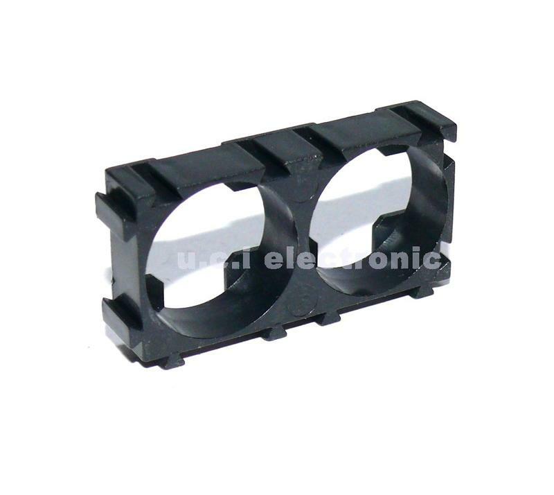 【UCI電子】(18-2-16) 鋰電池類 圓柱18650電池支架 二聯