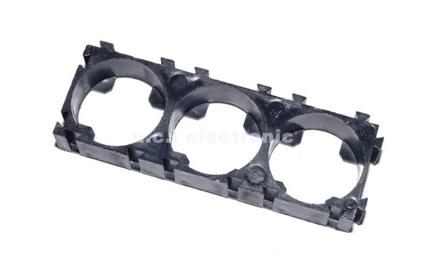 【UCI電子】(18-2-16) 鋰電池類 圓柱18650電池支架 三聯