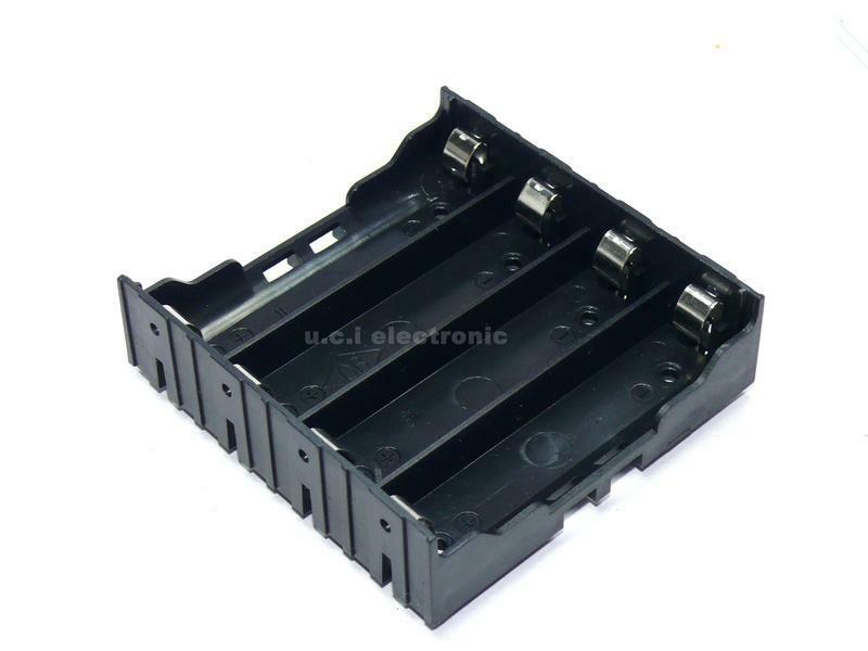 【UCI電子】(二V-1)  18650 4節電池盒 PCB 電池座BH-18650-4 電池盒子