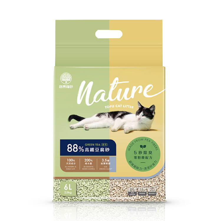 【新手體驗】88%高纖豆腐砂 (2入)【豆腐砂/豆腐砂推薦/豆腐貓砂】