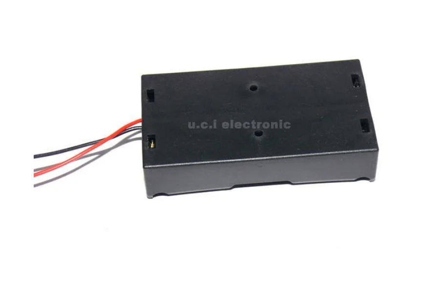 【UCI電子】(二W-4)18650電池盒 2節電池盒 充電座 18650電池盒帶線
