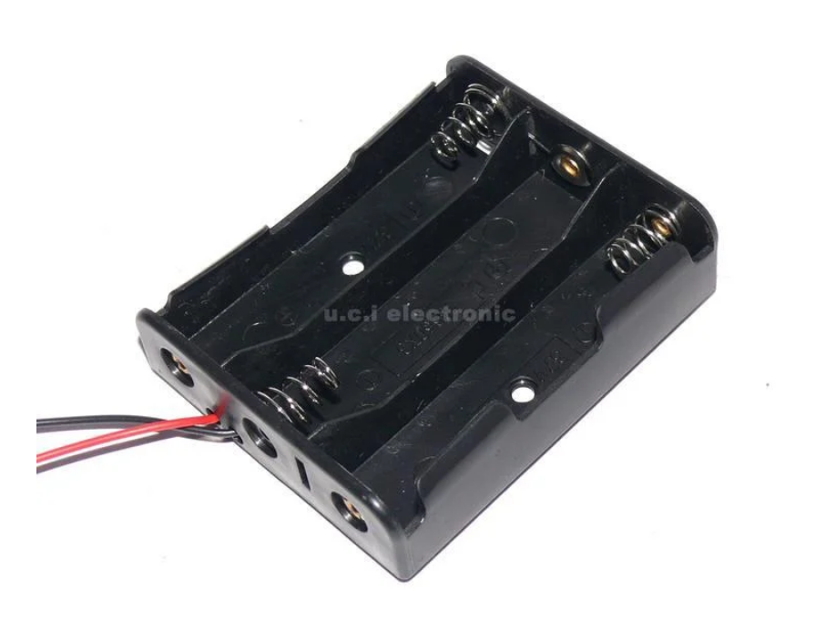 【UCI電子】  (二U-4) 18650電池盒 3節電池盒 充電座 18650電池盒帶線
