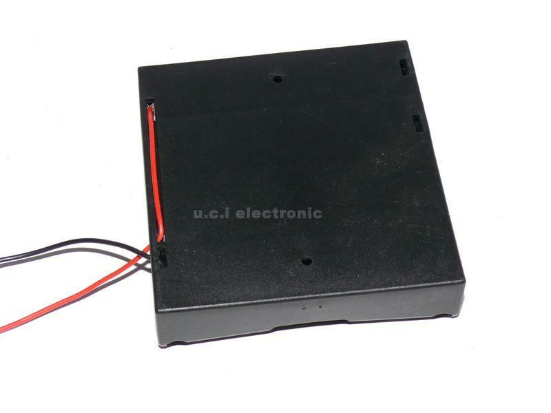【UCI電子】 (二W-2)  18650電池盒 4節電池盒 充電座 18650電池盒帶線
