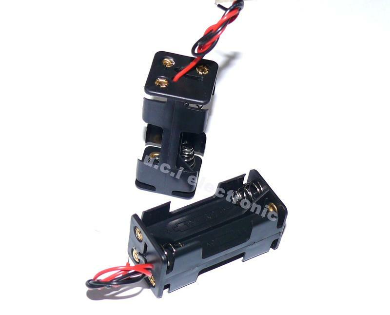 【UCI電子】(二U-1) 4號4節電池盒 帶線 正反面雙層電池座 背靠背