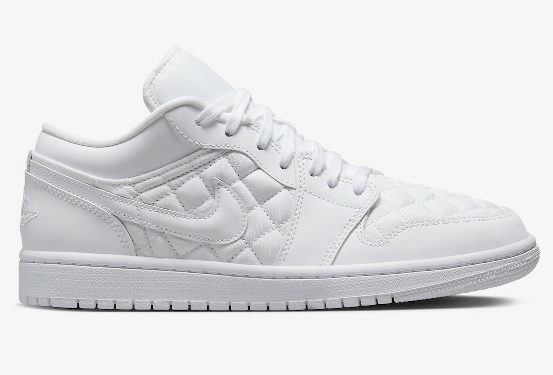 Air Jordan 1 Low Quilted White (W) DB6480-100