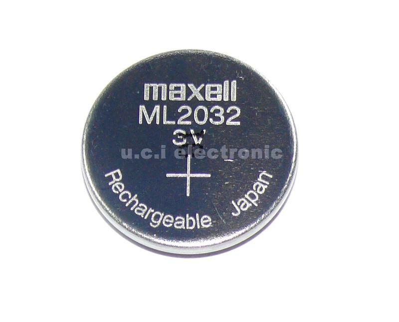 【UCI電子】(30) Maxell ML2032 3V 可充式 充電式 鋰電池