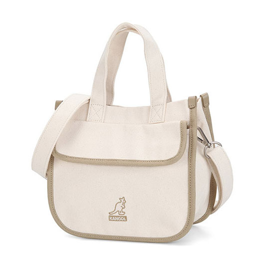<韓國代購> KANGOL SALLY CANVAS TOTE BAG M
