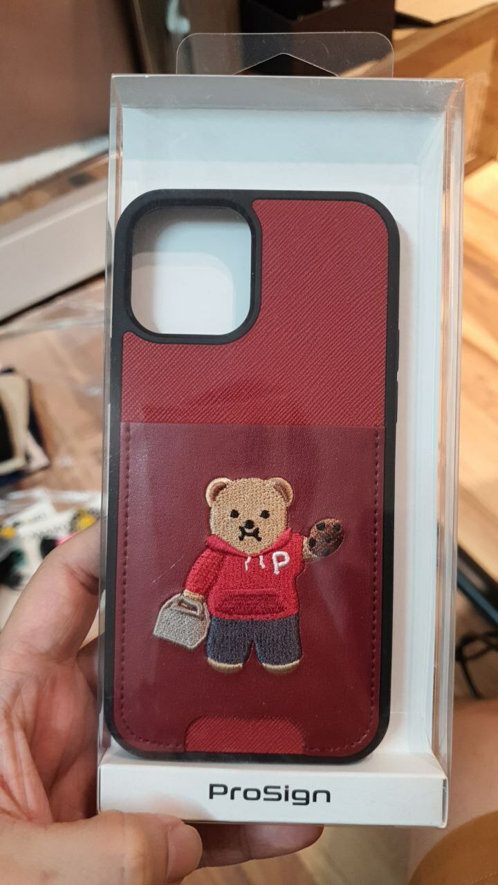 [S] GRIPTOK IPHONE 12/12PRO BEAR PHONE CASE, RED, 8809795451163 (SGT98)
