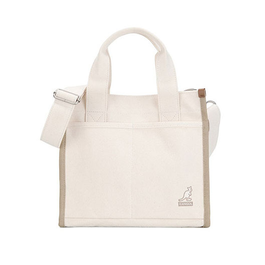 <韓國代購> KANGOL SALLY CANVAS 2WAY TOTE BAG II