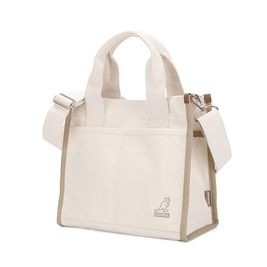 <韓國代購> KANGOL SALLY CANVAS 2WAY TOTE BAG II