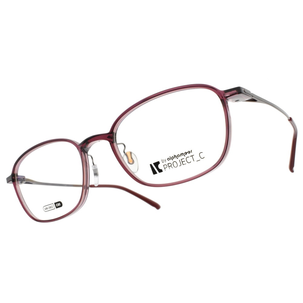 【Alphameer】AM3902 (二色) Project-C系列 俏皮知性方框光學眼鏡