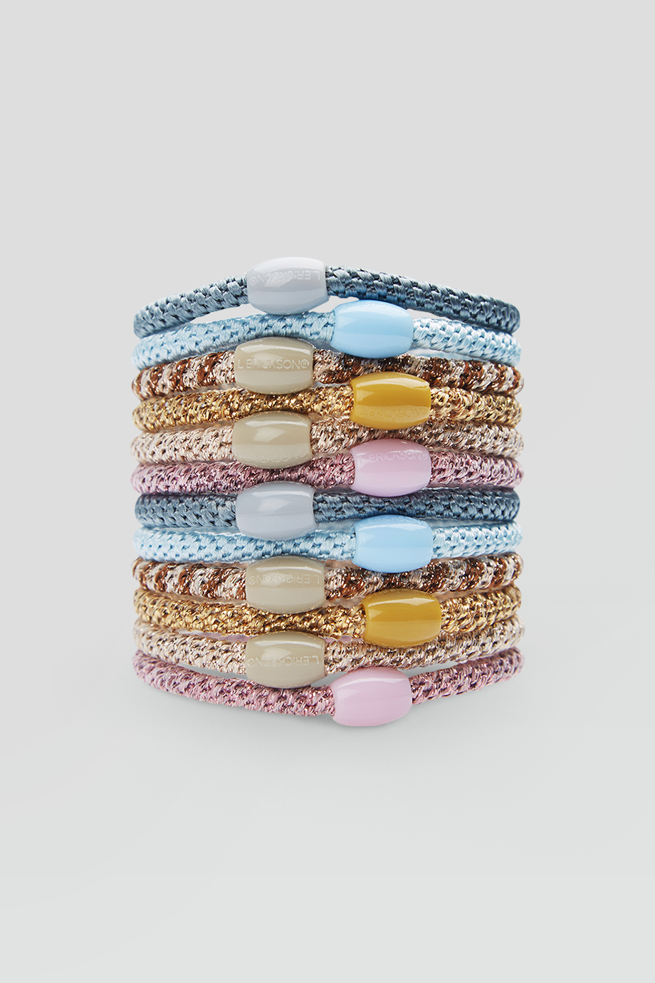 L. ERICKSON｜細版彈力髮圈-12入-芭蕾舞伶