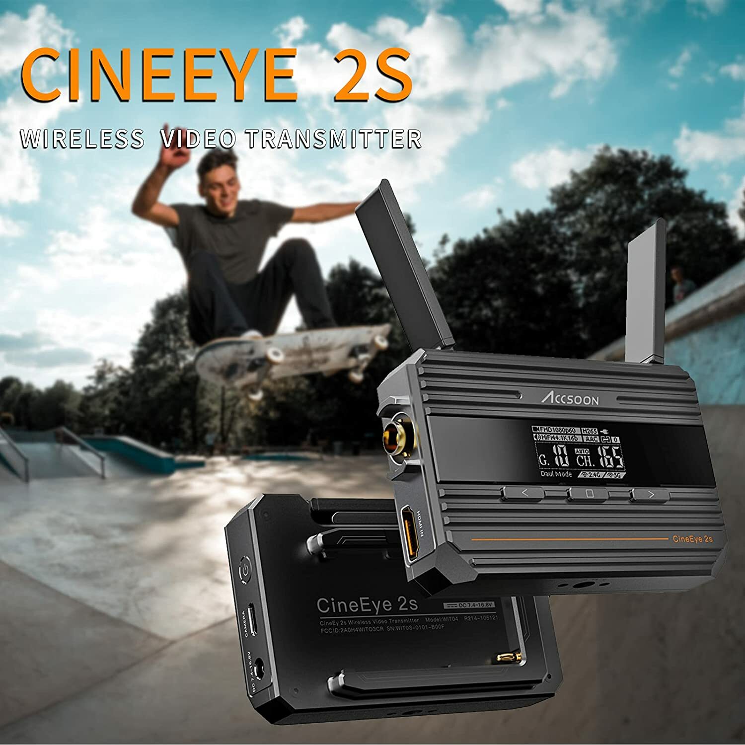 Accsoon CineEye 2S SDI+HDMI 無線圖傳器-Rainbow Store Camera