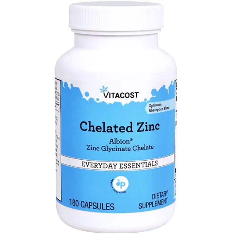 Vitacost Chelated Zinc Albion® Zinc Glycinate Chelate