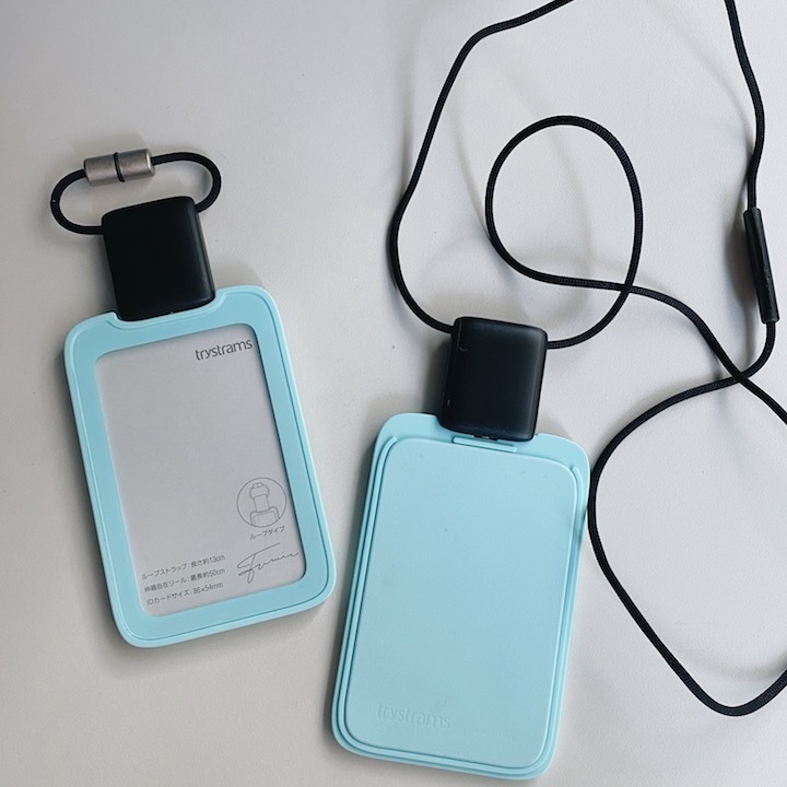 KOKUYO trystrams 直式證件套 證件吊牌 水色