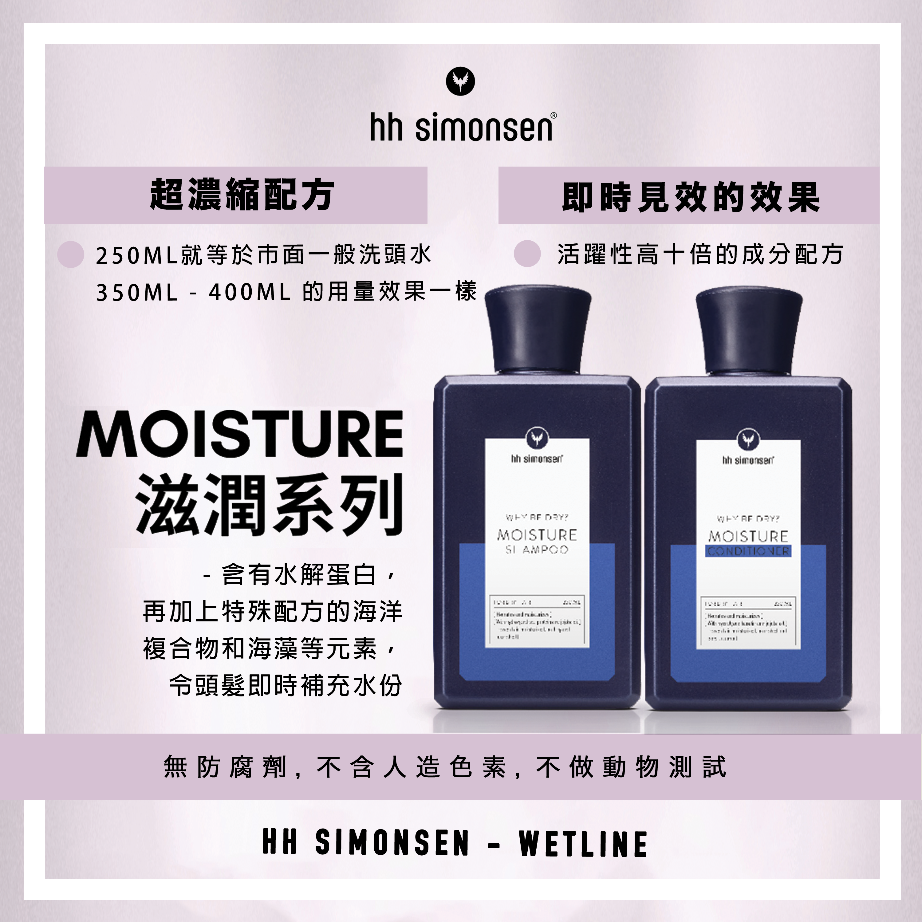 HH Simonsen Moisture Conditioner 250ml