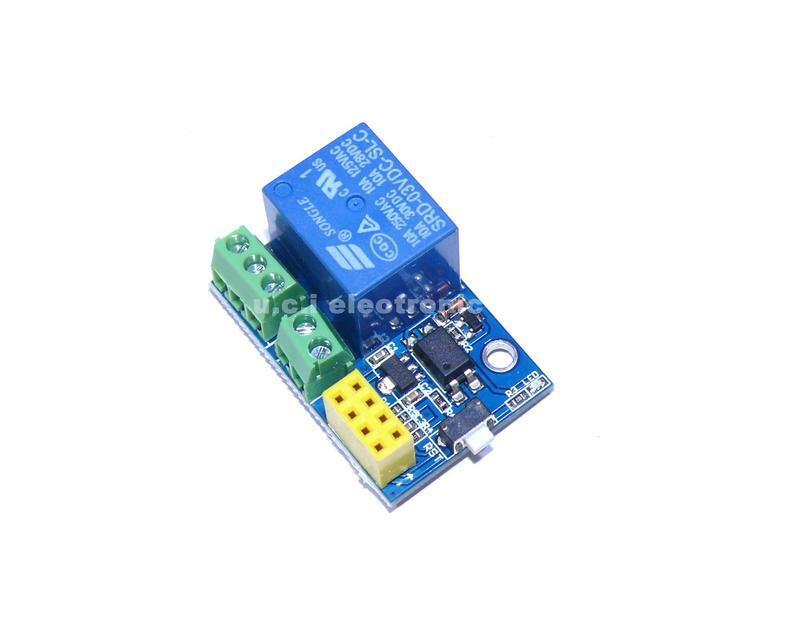 【UCI電子】(12-2) ESP8266 ESP-01S Relay模塊 繼電器 WIFI 智能插座 U34