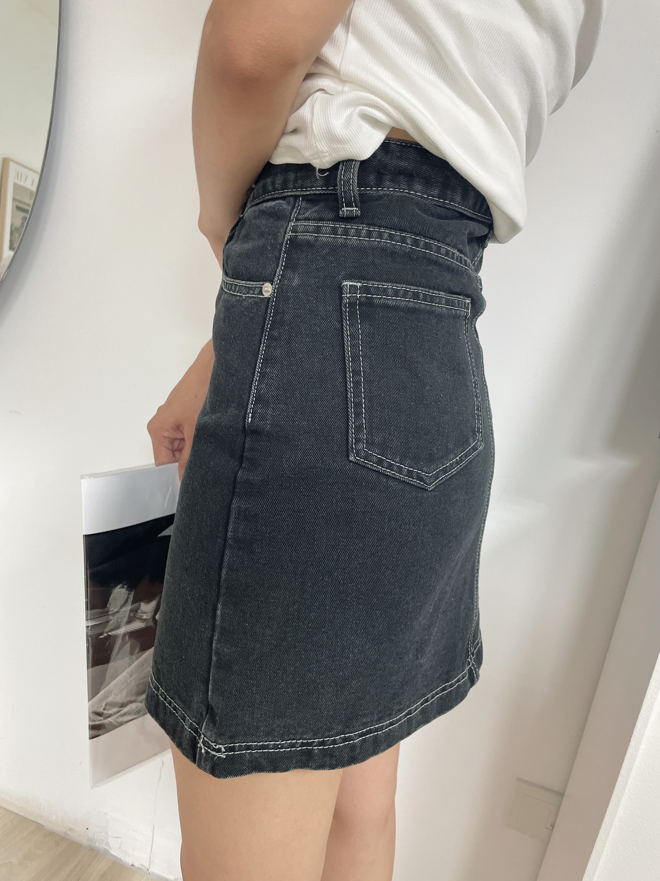 ZZ009 基本百搭單寧裙(兩色)(現貨)