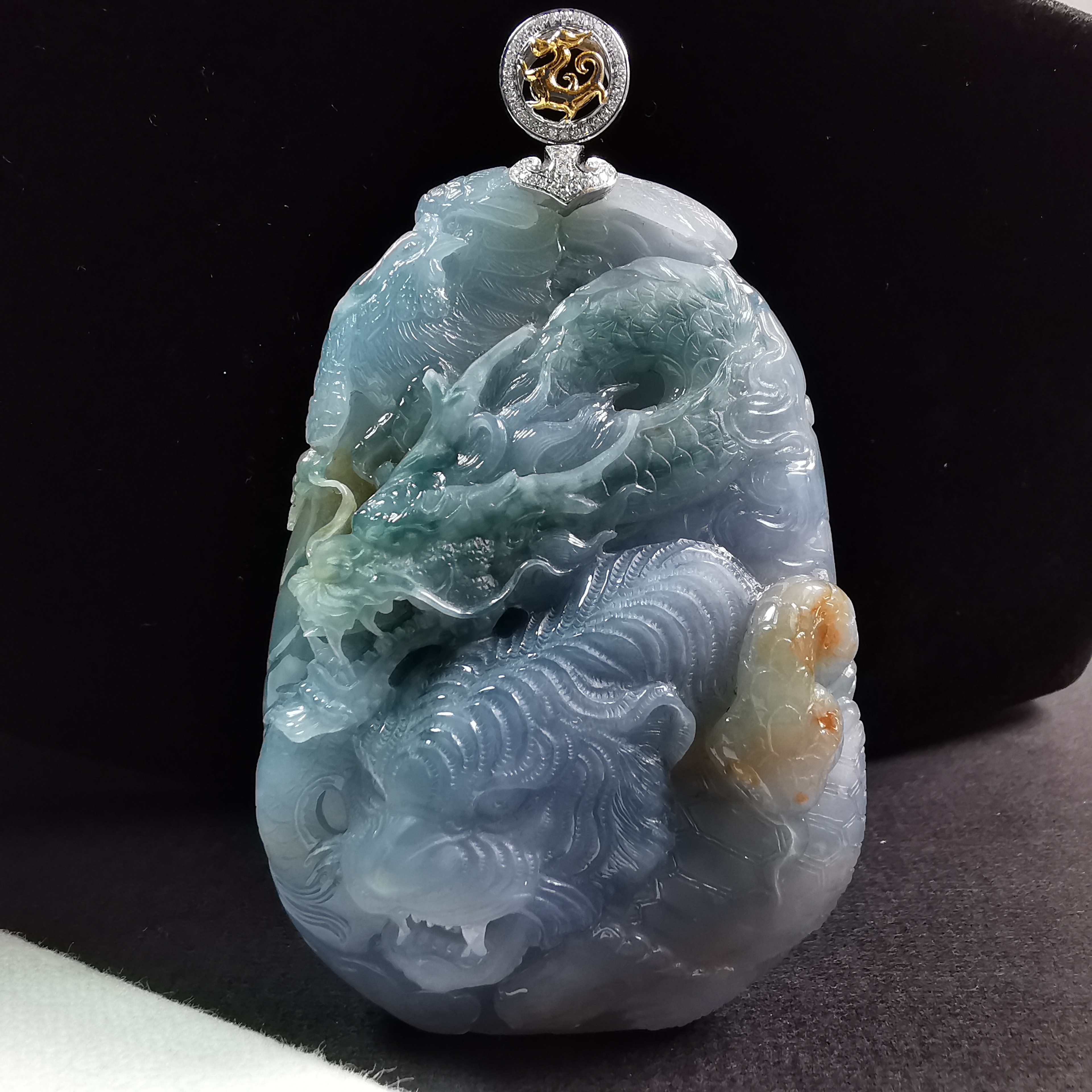 三彩四神獸, 天然翡翠A玉, 緬甸玉, Jade, Jadeite