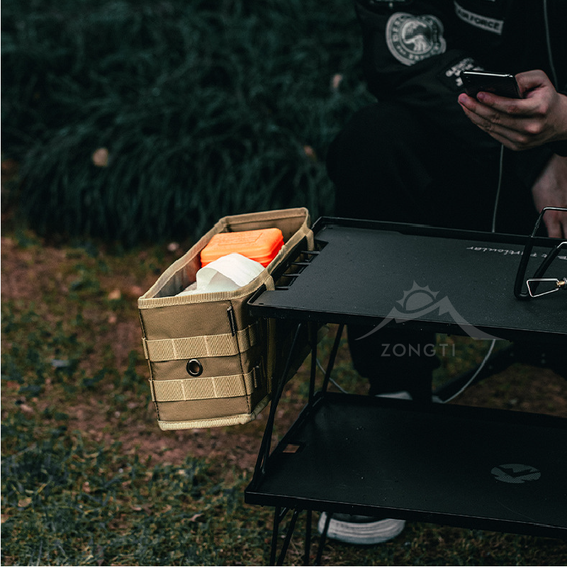 【Campingmoon柯曼】 可折疊桌邊掛包  CA12