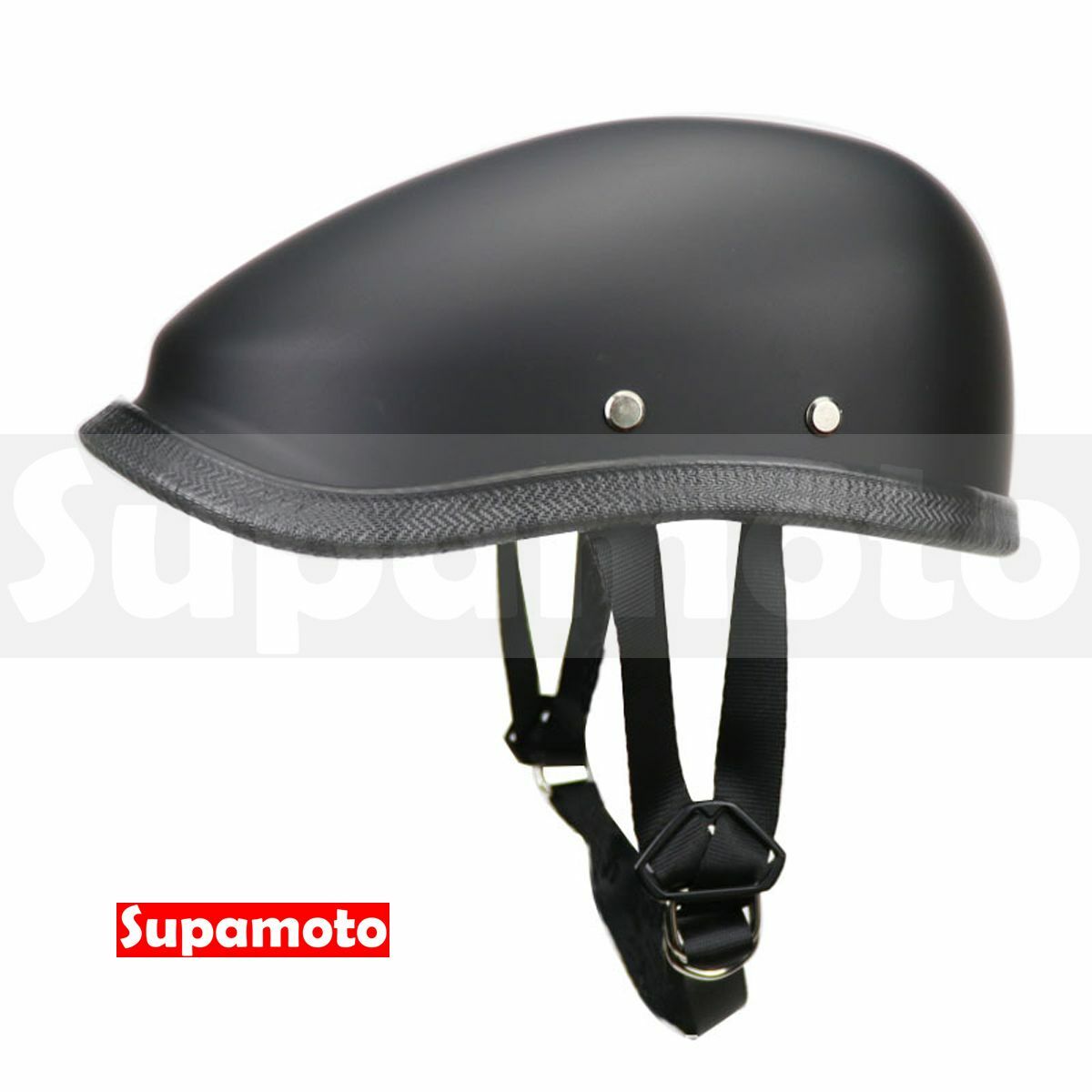 -Supamoto- 小偷帽 頭盔 貝雷帽 哈雷 安全帽 美式 嬉皮 半罩 二戰 輕便 手工 軍盔 復古