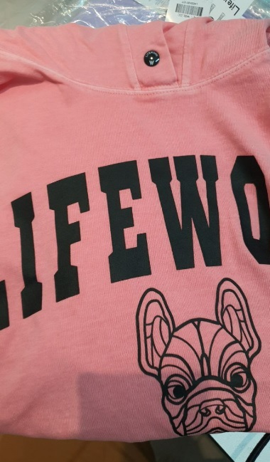 [S] LIFEWORK UNIVERSITY PIGMENT HOODED SHIRT,PINK, LW222HD81107F (SLW49)