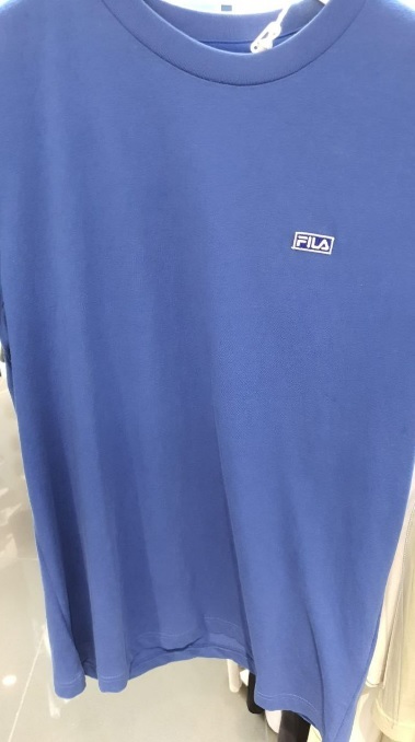 S] FILA FLOATING F SHORT SLEEVE T-SHIRT,ROYAL BLUE