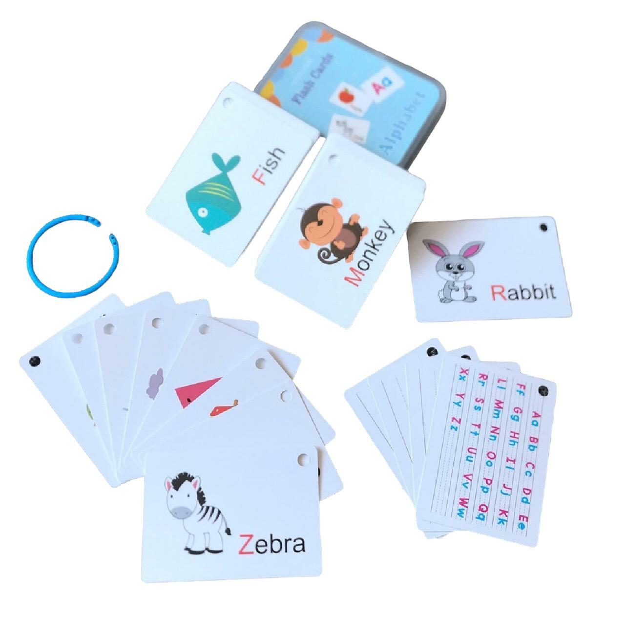 Flash Cards 早教英文單詞認字卡--Alphabet