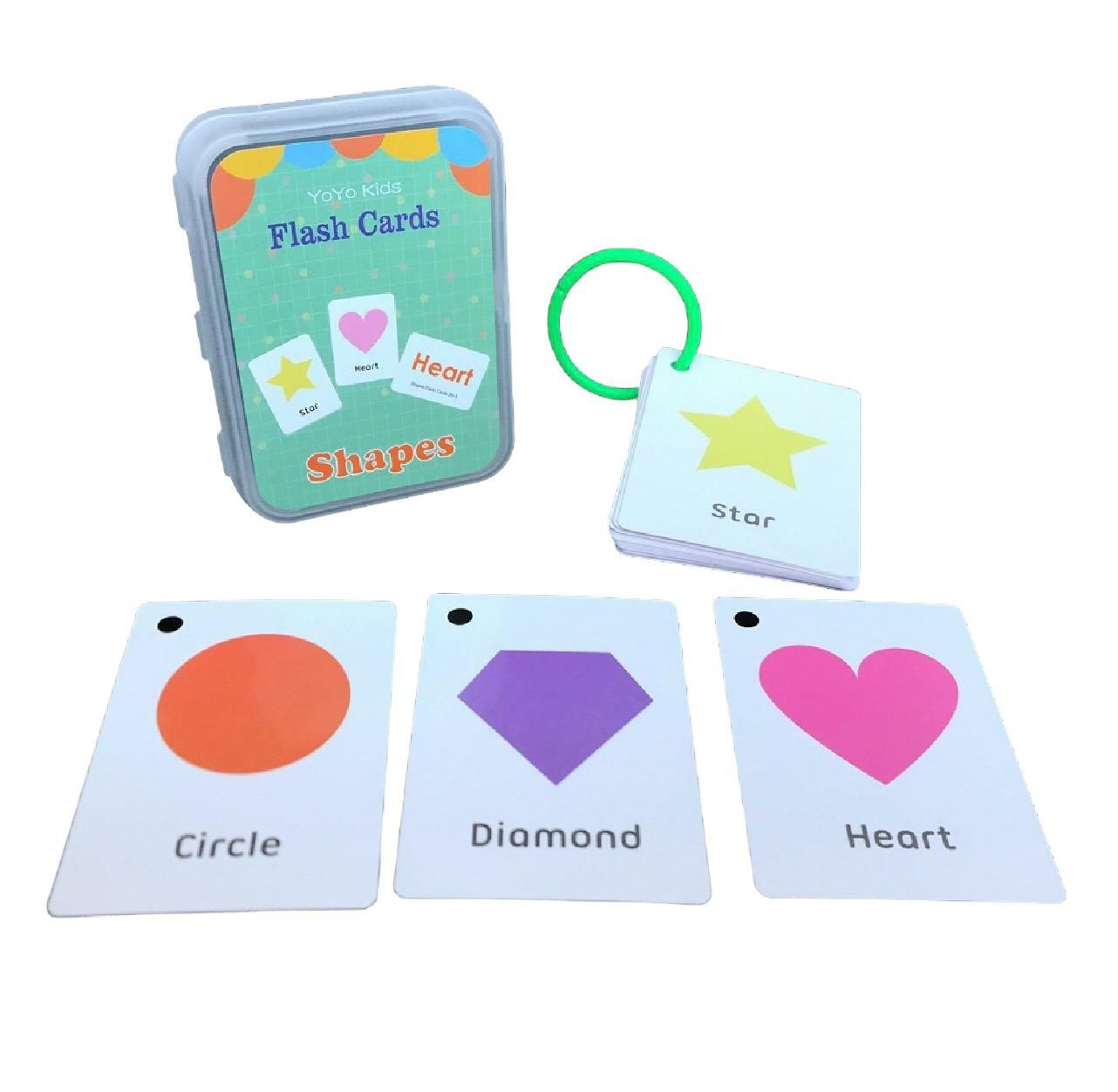 Flash Cards 早教英文單詞認字卡--Shapes